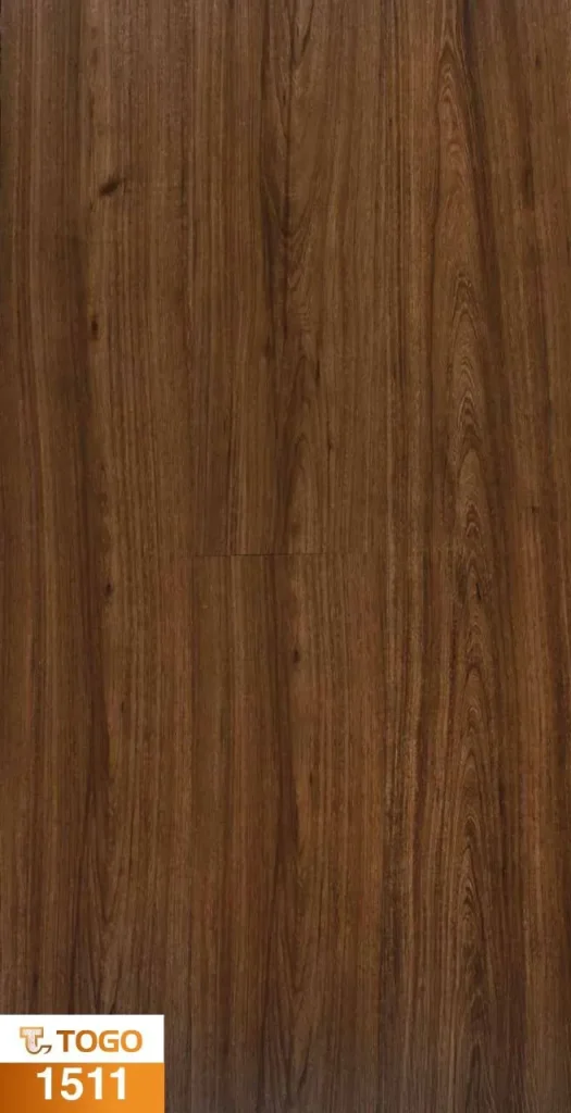 کفپوش PVC توگو کد 1511 رنگ گردویی ابعاد 15×90