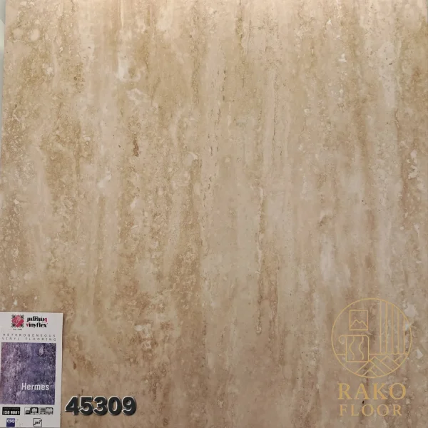 کفپوش هرمس طرح سنگ کرم کد 45309